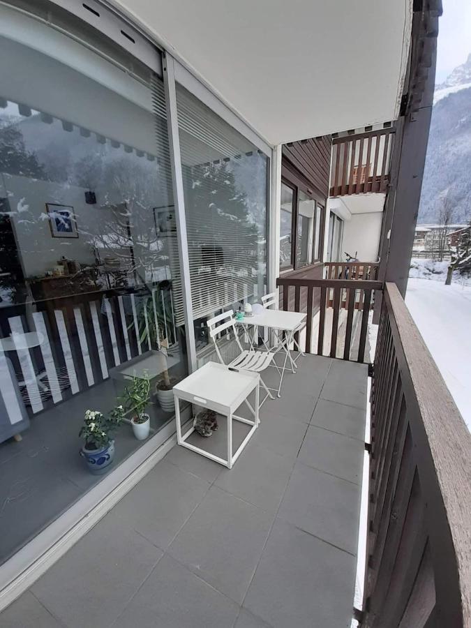 Studio Quartier Calme Centre Ville Vue Mont Blanc Σαμονί Εξωτερικό φωτογραφία