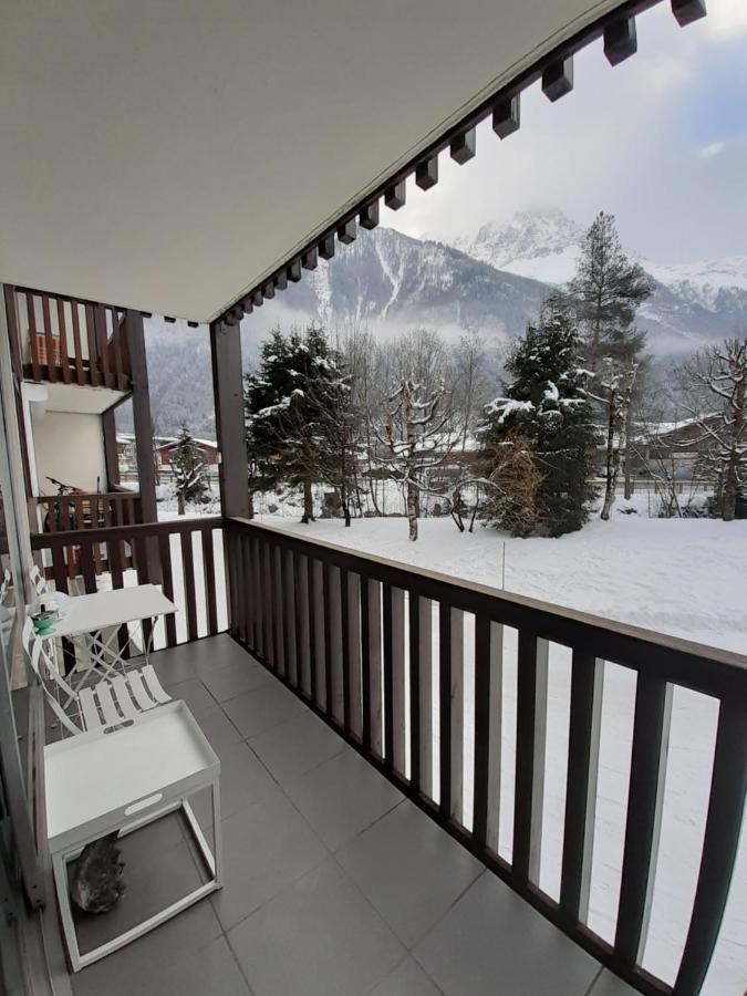 Studio Quartier Calme Centre Ville Vue Mont Blanc Σαμονί Εξωτερικό φωτογραφία